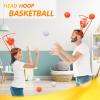 Head Hoop Basketball Party Game Set for Kid Adult Carnival Game Portable Adjustable Basket Net Headband with Balls for Birthday Carnival Office Indoor Outdoor Activity Fun Gift Back to School(66 Pcs) view 4