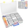 Xuerdon Trading Card Storage Box, 2300+ Playing Card Case Holder Organizer Compatible with PM TCG/for Yugioh/for CAH/for Phase 10/ for Football Baseball Sports Cards (Case Only) - White view 1