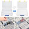 Xuerdon Trading Card Storage Box, 2300+ Playing Card Case Holder Organizer Compatible with PM TCG/for Yugioh/for CAH/for Phase 10/ for Football Baseball Sports Cards (Case Only) - White view 3