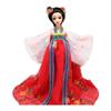 Chinese Hanfu Ball Joints Doll Goddess of Flowers Dress Up Toys Handmade Red Ancient Costume Doll Girls Gift, 12 inch view 1