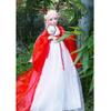Chinese Hanfu Ball Joints Doll Snow Deer Princess Dress Up Toys Handmade Red Ancient Costume Doll Girls Gift, 12 inch view 2