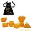 Bescon Oversized Beer Dice Set, Novelty 7pcs BeerDice Polyhedral D&D DND Dice Set of 7pcs; Jumbo Oktoberfest Set view 2