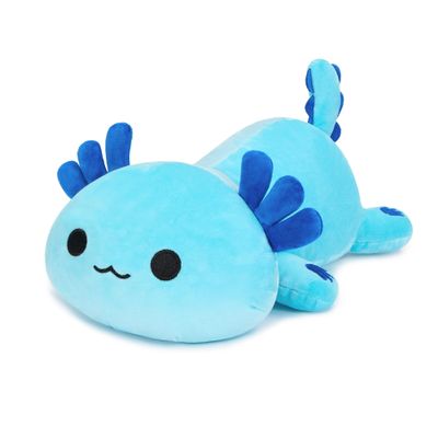 Onsoyours Cute Axolotl Plush, 19" Soft Large Stuffed Animal Salamander Big Plush Pillow, Kawaii Plushie Toy for Kids (Blue Axolotl A, 19")