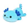 Onsoyours Cute Axolotl Plush, 19" Soft Large Stuffed Animal Salamander Big Plush Pillow, Kawaii Plushie Toy for Kids (Blue Axolotl A, 19") view 1