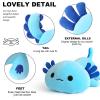 Onsoyours Cute Axolotl Plush, 19" Soft Large Stuffed Animal Salamander Big Plush Pillow, Kawaii Plushie Toy for Kids (Blue Axolotl A, 19") view 3