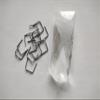 6 Pieces K9 Clear Replacement Crystal for Crystals Chandelier Metal Clip Crystal Strips Replacement Prisms Pendant 3" x 1.18" view 4