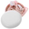 Mikikit Creative Cat Paw Earbuds with Cartoon Storage Box for Kids and Girls Comfortable Wired Earphones in Pink for Music and Gaming view 2