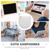 Mikikit Creative Cat Paw Earbuds with Cartoon Storage Box for Kids and Girls Comfortable Wired Earphones in Pink for Music and Gaming view 4