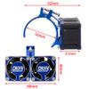 DKKY RC Motor Cooling Fan Heatsink 20000 RPM 54-58mm Ajustable Mount for ARRMA Axial 1/5 1/6 1/7 RC Models with 1717 5687 56113 2028 Motor (Blue) view 2