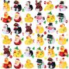 Sratte 36 Christmas Rubber Duck Bulk, Mini Santa Rubber Duck Bath Toys Assorted Xmas Party Decorations for Christmas Party Favors Stocking Stuffers Gifts for Coworkers Class (Santa Style) view 1