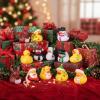 Sratte 36 Christmas Rubber Duck Bulk, Mini Santa Rubber Duck Bath Toys Assorted Xmas Party Decorations for Christmas Party Favors Stocking Stuffers Gifts for Coworkers Class (Santa Style) view 3