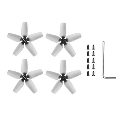 2 Pairs 2925S Propellers for DJI Avata Drone Blade Props Replacement Light Weight Wing Fans with Screw Accessories (Grey)