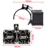 DKKY RC Motor Cooling Fan Heatsink 20000 RPM 54-58mm Ajustable Mount for ARRMA Axial 1/5 1/6 1/7 RC Models with 1717 5687 56113 2028 Motor (Black) view 2