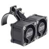 DKKY RC Motor Cooling Fan Heatsink 20000 RPM 54-58mm Ajustable Mount for ARRMA Axial 1/5 1/6 1/7 RC Models with 1717 5687 56113 2028 Motor (Black) view 3