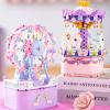 R HOME STORE Music Box Building Toys, Rotating Ferris Wheel DIY Building Block for Girls and Boys 6-12 Years Old, 710 pcs, Valentine for Adults and Aged 8 9 10 11 12 Kids view 4