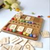 Montessori Math Board for Learning Numbers 1-20 view 1