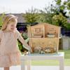 Hape Tigers Jungle House,Green Planet Explorers | Educational Toy Doll House with Furniture, for Children Ages 3+ Years view 2