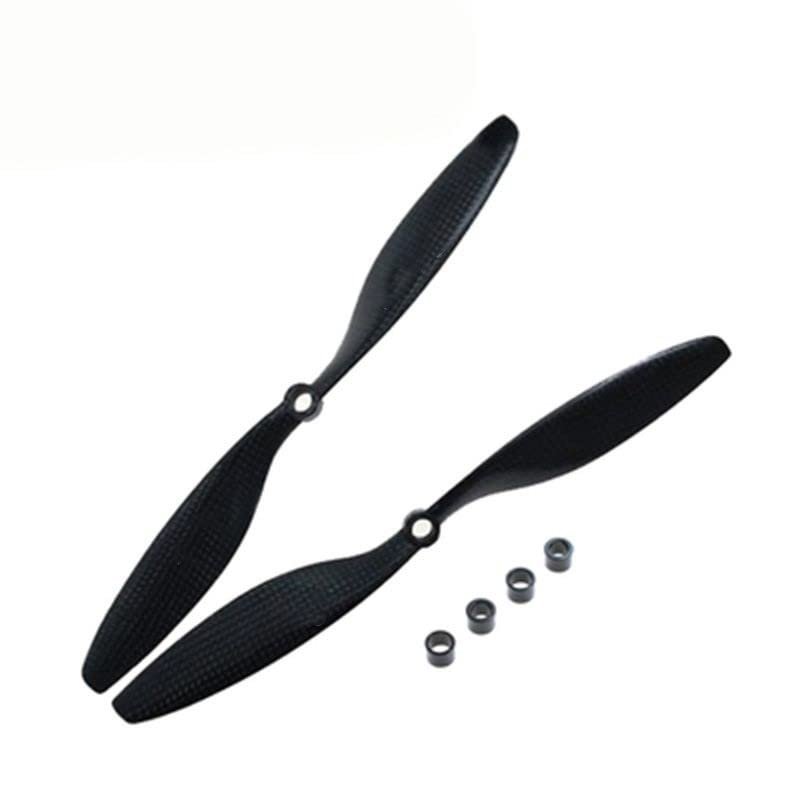 KEYESMINER Drone Accessories for HJ Carbon Fiber 1045 Propellers 1 Pairs Propellers Prop for F450 F500 F550 RC Quad Copter for HJ Carbon Fiber 1045 Replaceable