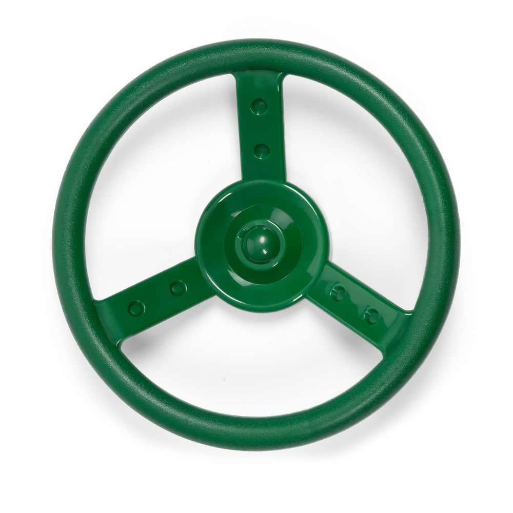 Barcaloo Jungle Gym Steering Wheel for Kids, Easily Mounted on Any Wall Panel, Swing Set Accessory