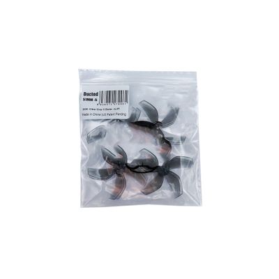 Drone accessories For GEMFAN D51 Propeller 2020 4Pairs 8Pcs 2x2x5 2inch 50.3mm 5-Blade PC Propeller 1.5mm for RC FPV Racing Freestyle Tinywhoop for BETA 85X Drone replaceable ( Color : Clear Gray )