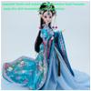 Jayiaine Doll Realistic 3D Dancer Oriental Doll Chinese Antique Collectible Decoration Belly Dancer Doll for Play House Accompany Holiday Christmas Day Birthday Gift,E view 2