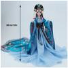 Jayiaine Doll Realistic 3D Dancer Oriental Doll Chinese Antique Collectible Decoration Belly Dancer Doll for Play House Accompany Holiday Christmas Day Birthday Gift,E view 3