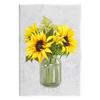 Stupell Industries Yellow Sunflower Blossoms Bouquet Blooming Country Petals Wood Wall Art, Design by Ziwei Li view 1