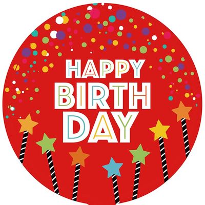 18" Happy Birthday Mylar Balloons - Pack of 10