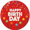 18" Happy Birthday Mylar Balloons - Pack of 10 view 1