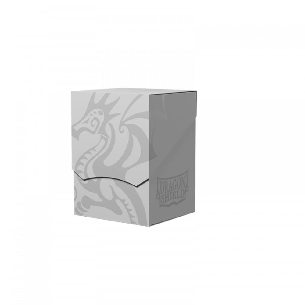 Dragon Shield Card Deck Box Deck Shell: Ashen White/Black Durable and Sturdy TCG, OCG Card Storage Compatible with Pokemon Yugioh Commander and MTG Magic: The Gathering Cards