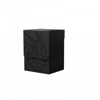 Arcane Tinmen Dragon Shield Card Deck Box  Shell: Shadow Black/Black Durable & Sturdy TCG, OCG Storage Compatible with Pokemon Yugioh Commander MTG Magic: The Gathering Cards (AT-30724)
