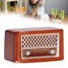 Dollhouse Furniture, 1:12 Miniature Exquisite Wooden Alloy Radio, Classic Exquisite Cute Miniature Radio Model, Dollhouse Decoration Accessories view 4