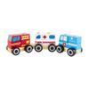 Mud Pie Children's Emergency Vehicle Block Train view 1