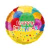 18" Happy Birthday Mylar Balloons - Pack of 10 view 2