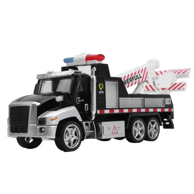 Bnineteenteam 1:42 Wagon Model, Simulation Alloy Pull Back Vehicle Gift (Police Tow Truck)