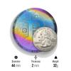 Cryptochips Bitcoin (BTC) Galaxy Coin Custom Physical Crypto Coins You Can HODL | Anodization Technology and Electrolytic Coloring view 3