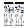 9 Square Caste Squares Pro Game Set - Outdoor, Giant, Portable Adjustable Metal Frame & Quick Net Setup - Backyard, Beach, School, Camp, Lawn, Yard Games Fun Activity fo Teens & Adults view 2