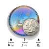 Cryptochips Dogecoin (Doge) Galaxy Coin Custom Physical Crypto Coins You Can HODL | Anodization Technology and Electrolytic Coloring view 3