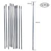 M3 9.84Inch Pushrod Connector 304 Stainless Steel Rod Linkage DIY Parts for RC Model Airplane Helicopter Boat Car 12Pcs view 2
