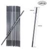 12Pcs M3 3.94" Pushrod Connector 304 Stainless Steel Rod Linkage DIY Parts for RC Model Airplane Helicopter Boat Car view 2