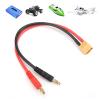 22cm XT60 Male Connector to 4mm Banana Plug Cable 12AWG Adapter Cable for B6 LiPo Battery Charger view 4