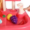 Kitchen Toy for Kids, Kitchen Playset Accessories, Pretend Steam Lights Sound Stove, Play Sink, Music view 4