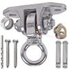 Stainless Steel Heavy Duty Swing Hanger 180+360 Ceiling Swing Mount Free Swivel Swing Hook Swing Hardware Kit for Yoga Swing Hammock Chair Porch Swing Sets Heavy Punching Bag 1500 LB Capacity view 1