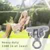 Stainless Steel Heavy Duty Swing Hanger 180+360 Ceiling Swing Mount Free Swivel Swing Hook Swing Hardware Kit for Yoga Swing Hammock Chair Porch Swing Sets Heavy Punching Bag 1500 LB Capacity view 3