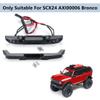 MORLORDY RC Front Bumper with Lights Body Protection for 1/24 RC Crawler Car SCX24 Upgrades Bronco AXI00006 Accessories view 2
