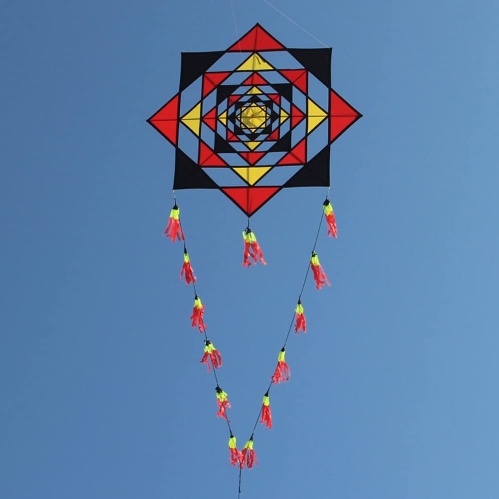 New Giant Octagonal Kite for Adults Single Line Modern Kites with Long Tails