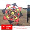 New Giant Octagonal Kite for Adults Single Line Modern Kites with Long Tails view 3