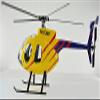 HUIKDY RC Helicopter MD500D 250 Pre-Painted fuselage for 250 Size Helicopters.Suitable for Align T-REX250 Police Yellow Painting view 2
