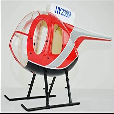 HUIKDY RC Helicopter MD500D 250 Pre-Painted fuselage for 250 Size Helicopters.Suitable for Align T-REX250 Police Yellow Painting