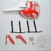 HUIKDY RC Helicopter MD500D 250 Pre-Painted fuselage for 250 Size Helicopters.Suitable for Align T-REX250 Police Yellow Painting view 3